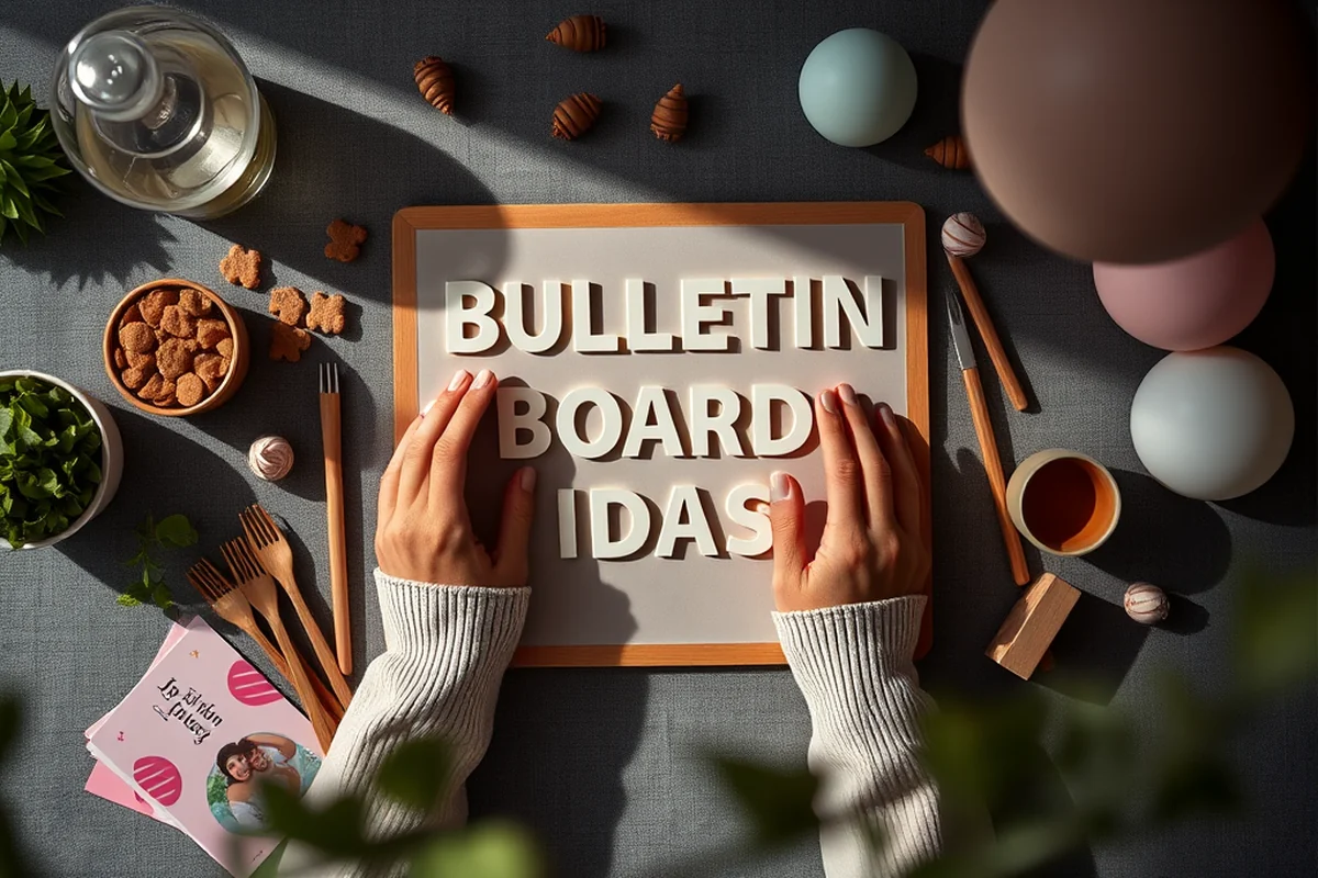 bulletin board ideas work — Bulletin Board Ideas Work (the finished result)
